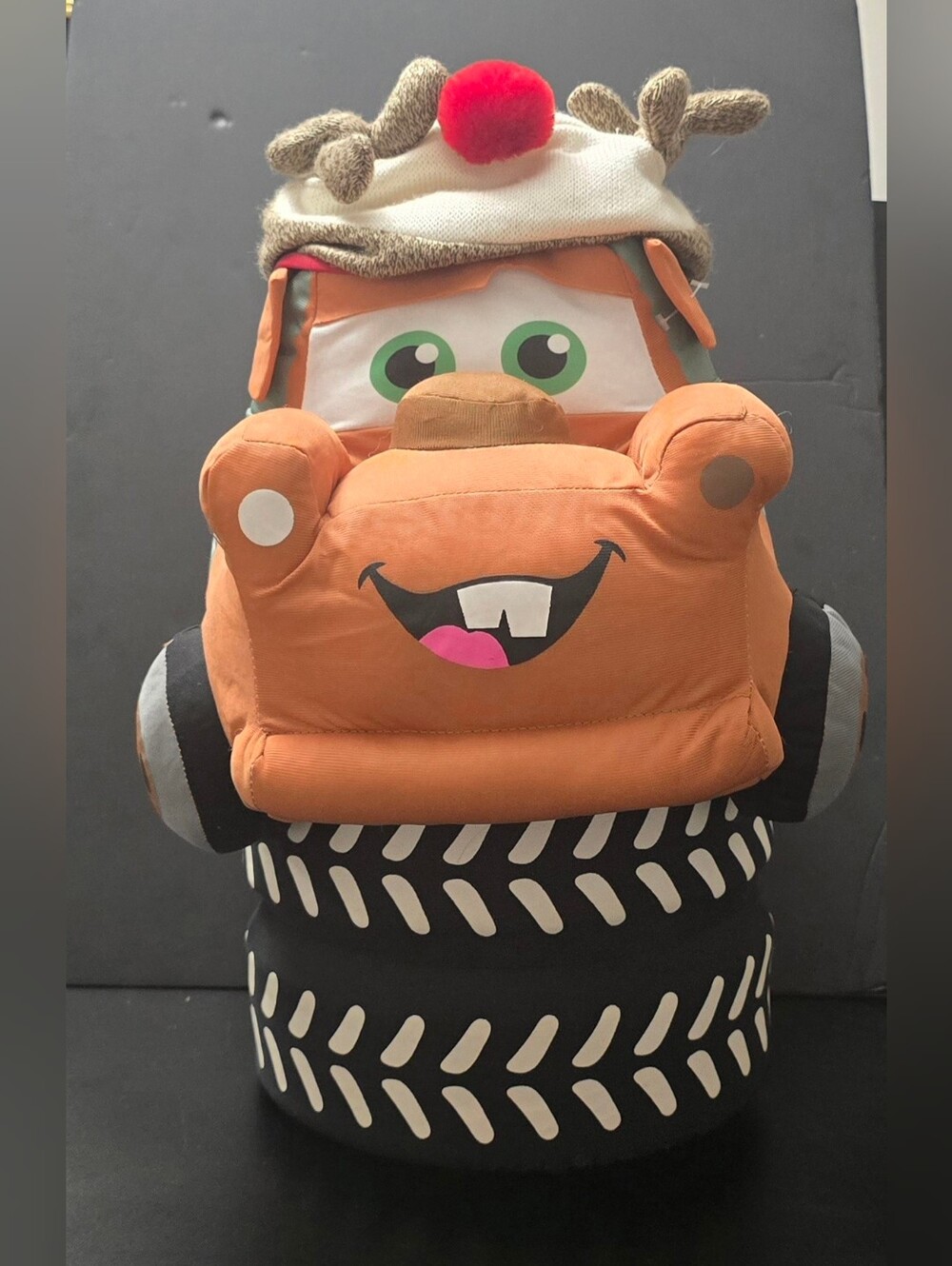 Disney Pixar Cars Gemmy Tow Mater Christmas Plush 18”